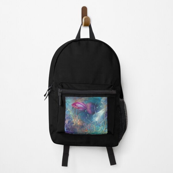 Item preview, Pink Angel Fish In The Deep Blue Ocean designed and sold by IZiets.