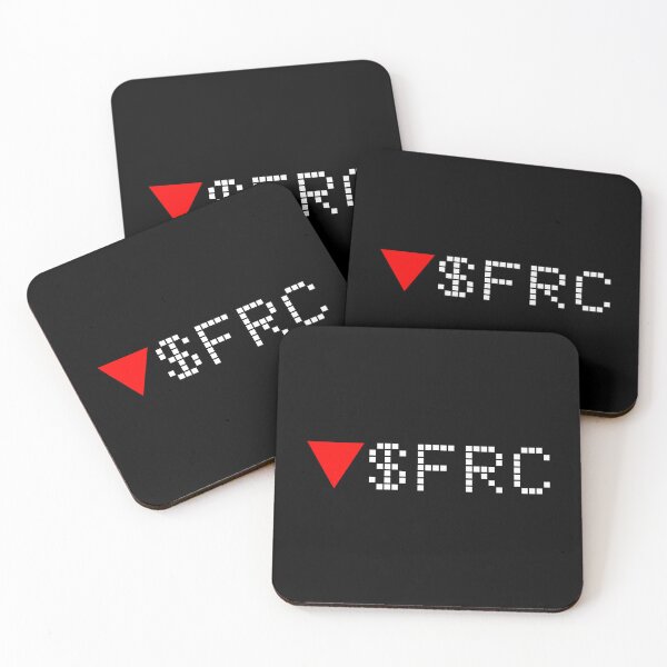Item preview, First Republic Bank - FRC - Stock Ticker Red White Font designed and sold by frankyou.