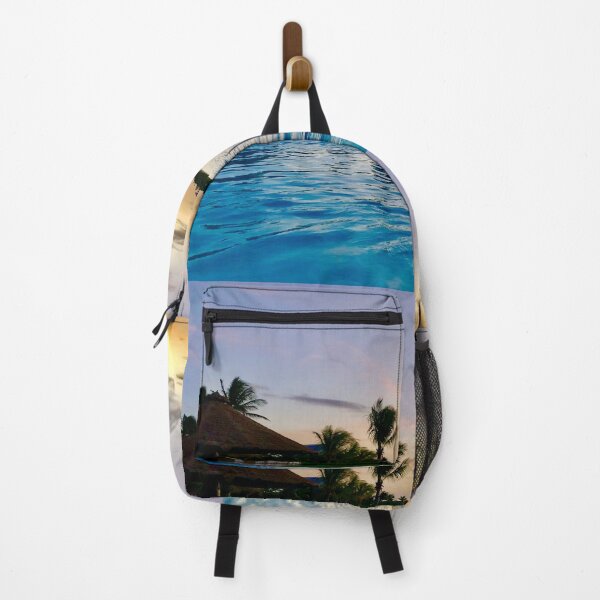 Item preview, Gorgeous Tropical Pool Sunset, Caribbean Island Sunset designed and sold by newburyboutique.