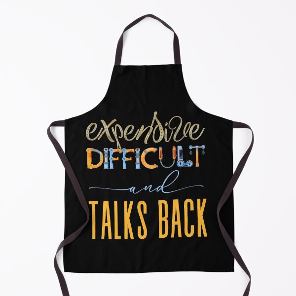 Item preview,  Expensive, difficult and talks back, with robot And jewelry fonts designed and sold by Drzamag.