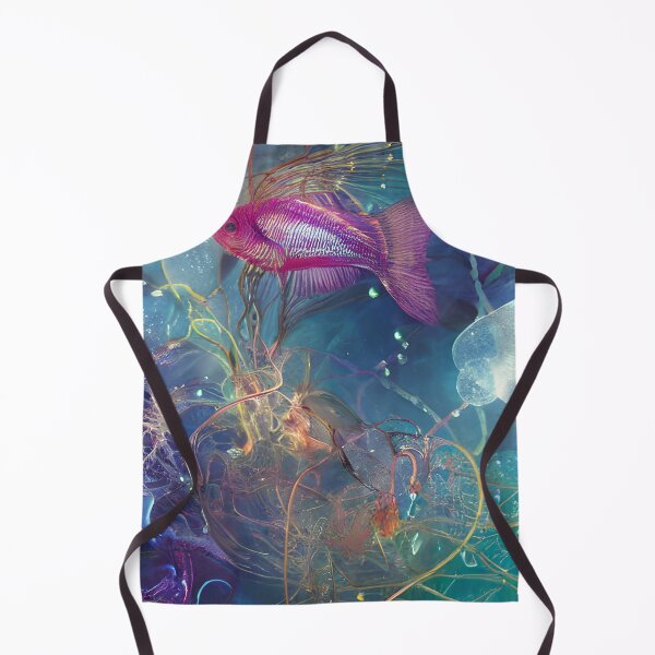 Item preview, Pink Angel Fish In The Deep Blue Ocean designed and sold by IZiets.