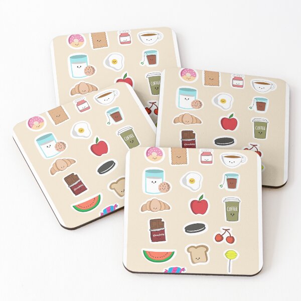 Item preview, Breakfast Stickers set designed and sold by YaraEess.
