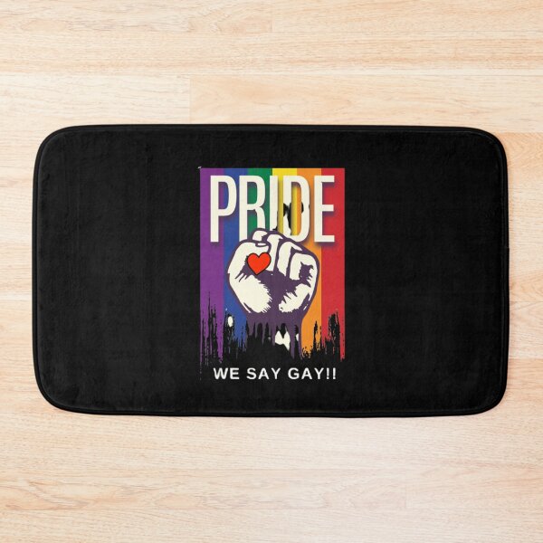 Item preview, Pride We Say Gay, Anti-Desantis Pride designed and sold by SportyDogShop.
