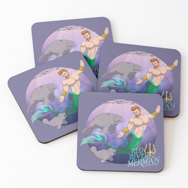 Item preview, Commission: Red River Merman (2023) designed and sold by frankly-art.