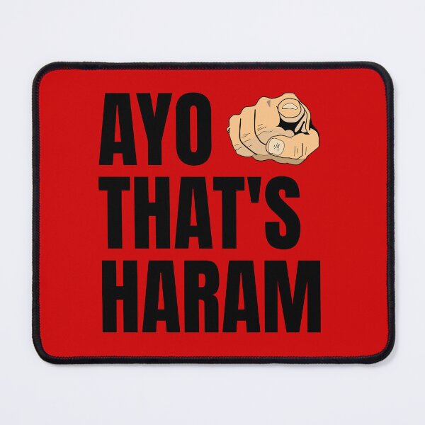 Item preview, That's Haram Text Design (Black) designed and sold by TheMuzlimz.