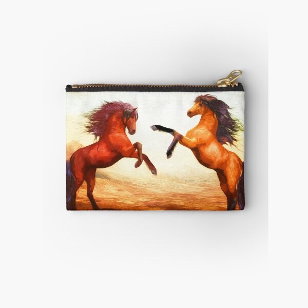 Item preview, Two horses brush art designed and sold by Ultimatedezign.