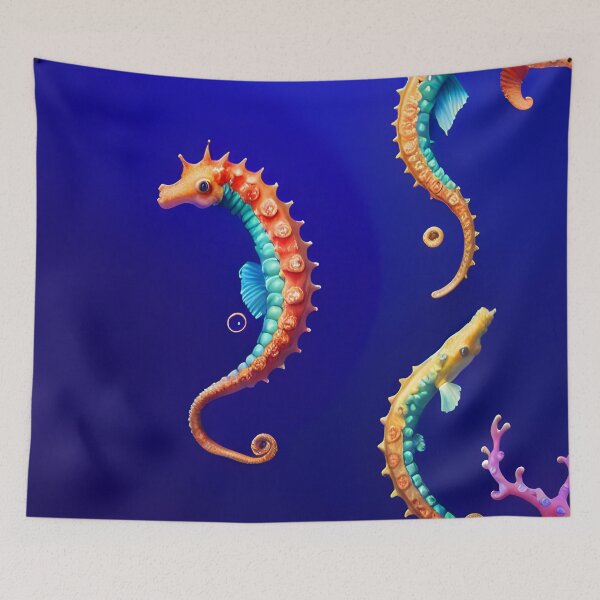 Item preview, Fantasia of the Sea - Seahorses 530 designed and sold by machare.