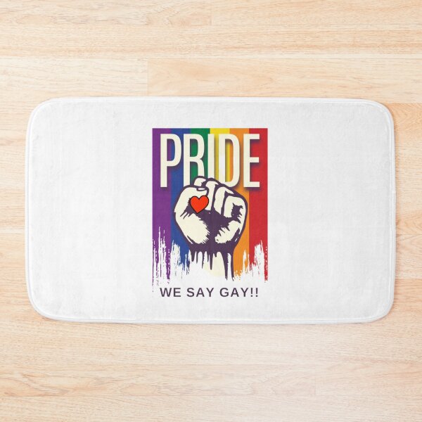 Item preview, Pride We Say Gay, Anti-Desantis Pride designed and sold by SportyDogShop.