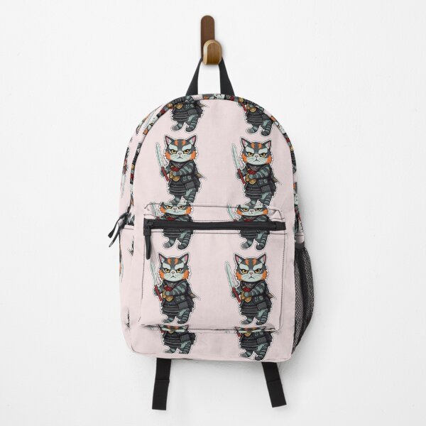Item preview, Japanese Samurai Cat - anime style designed and sold by FantasySoul.