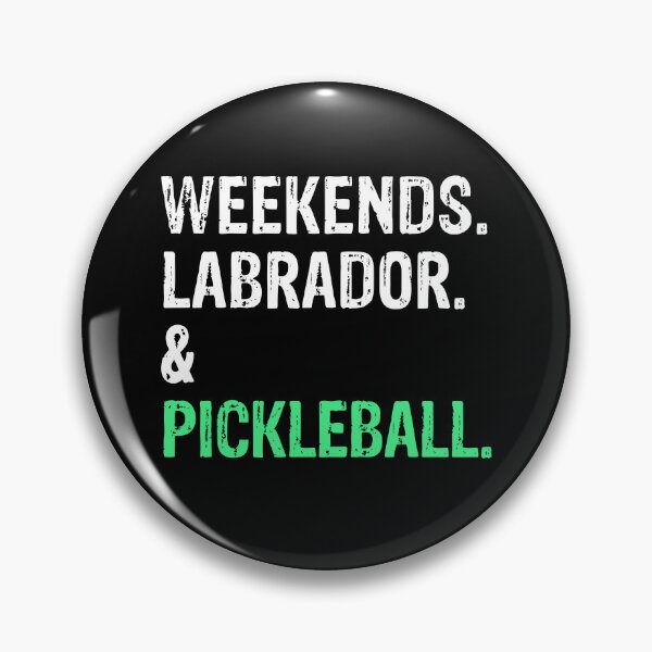 Item preview, Weekends Labrador and Pickleball Funny Dog Gift  designed and sold by Guarddogdrive.