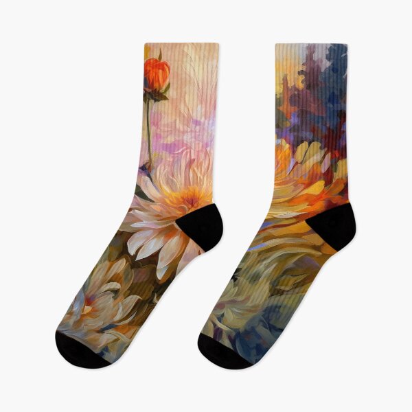 Item preview, Bright picture with dahlias designed and sold by Art by Lilia.
