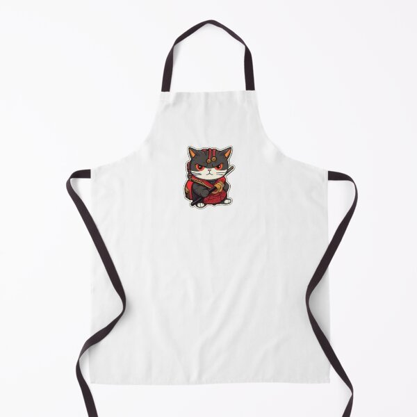 Item preview, Japanese Cat Samurai - anime style designed and sold by FantasySoul.