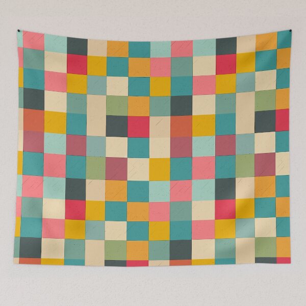 Item preview, Color Mosaic Square Pattern designed and sold by Maycon Arts.