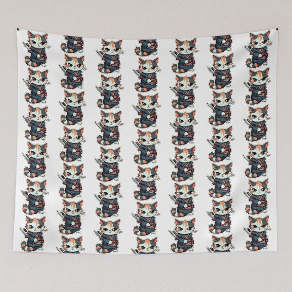 Item preview, Anime Cat Samurai designed and sold by FantasySoul.