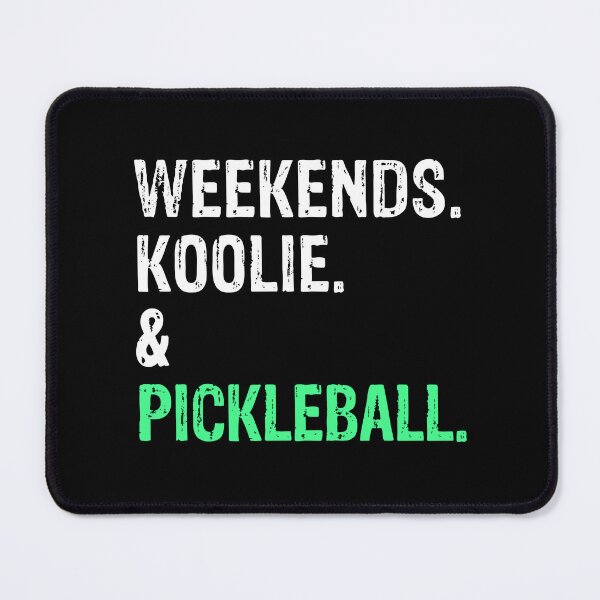Item preview, Weekends Koolie and Pickleball Funny Dog Gift designed and sold by Guarddogdrive.