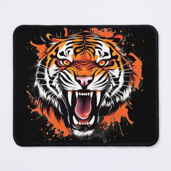 Item preview, Wildcat Rage: Animals Tigers Powerful Bold Graphic Energy Wilderness Jungle designed and sold by DigiNook.