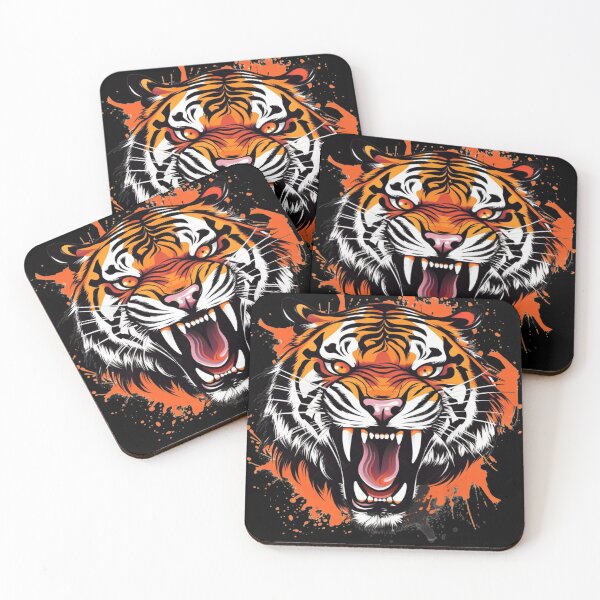 Item preview, Wildcat Rage: Animals Tigers Powerful Bold Graphic Energy Wilderness Jungle  designed and sold by DigiNook.
