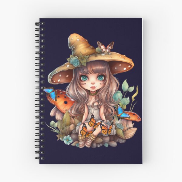 Item preview, Fairy With A Mushroom Hat : Elara designed and sold by MTJ-Mushrooms.