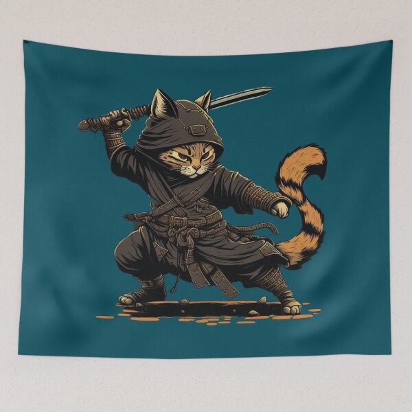 Item preview, Ninja Cat designed and sold by Plumtree81.