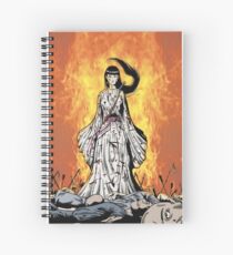 White Crane's revenge, kung fu girl's revenge Spiral Notebook