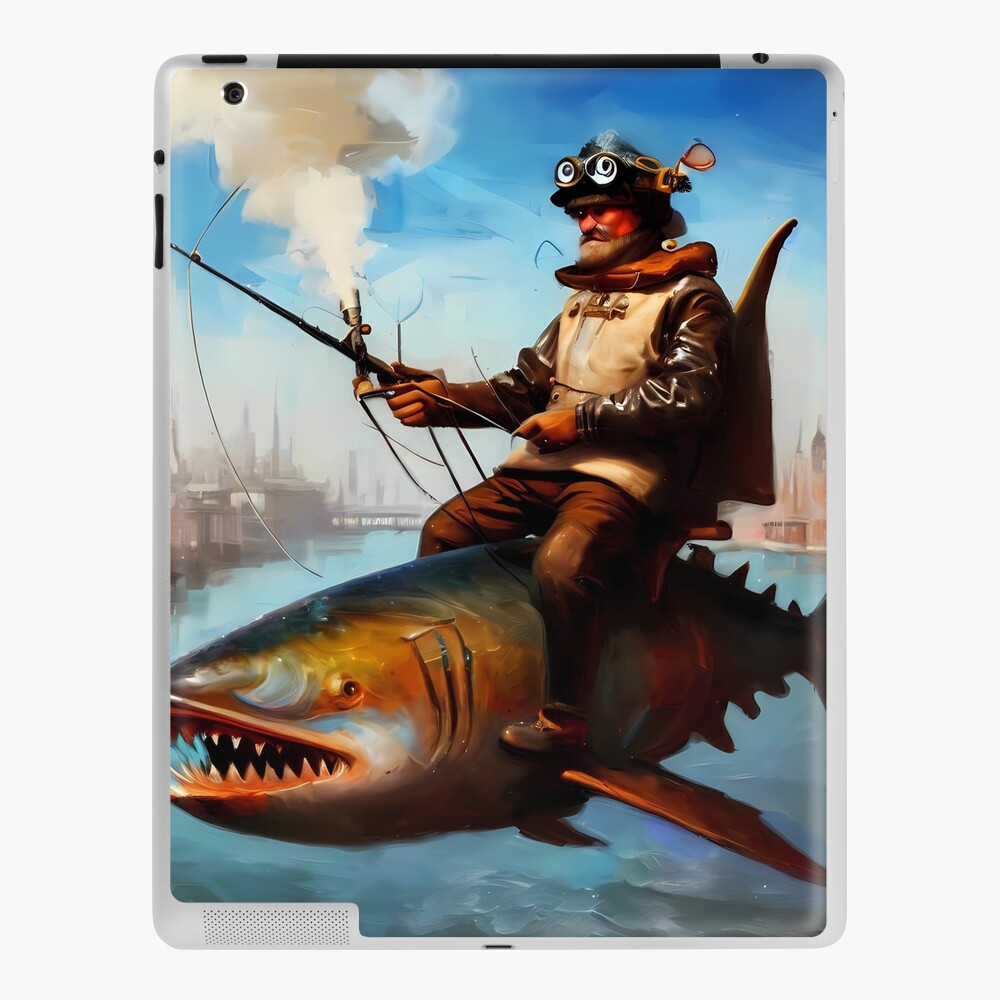 Wooden Napoleon gone fishing in the desert Sticker for Sale by Gunnar  Hermansen