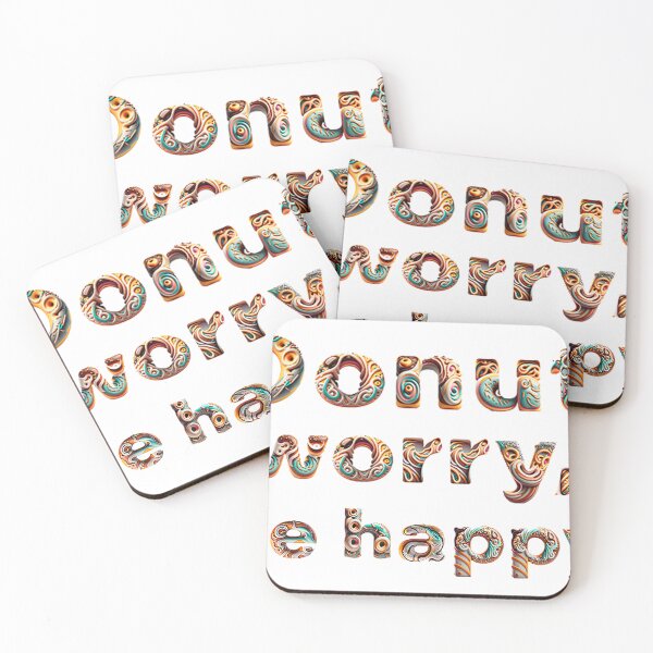 Item preview, Donut worry, be happy designed and sold by Beankberry.