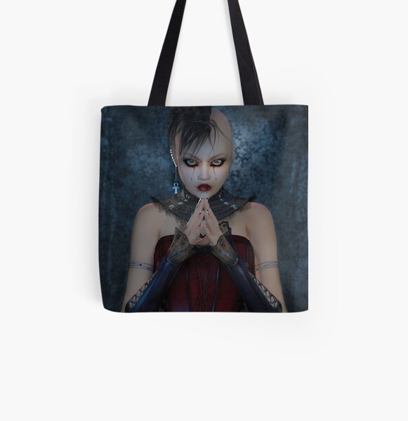 Melancholy All Over Print Tote Bag