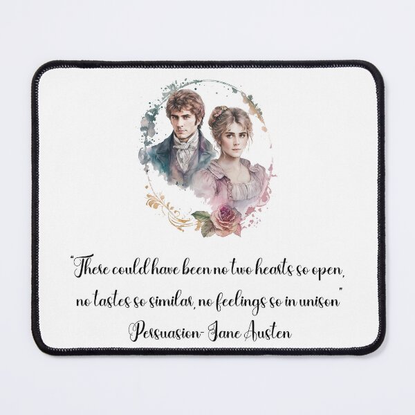 Item preview, Anne Elliot and Captain Wentworth in Persuasion by Jane Austen designed and sold by pinkcraftfairy.