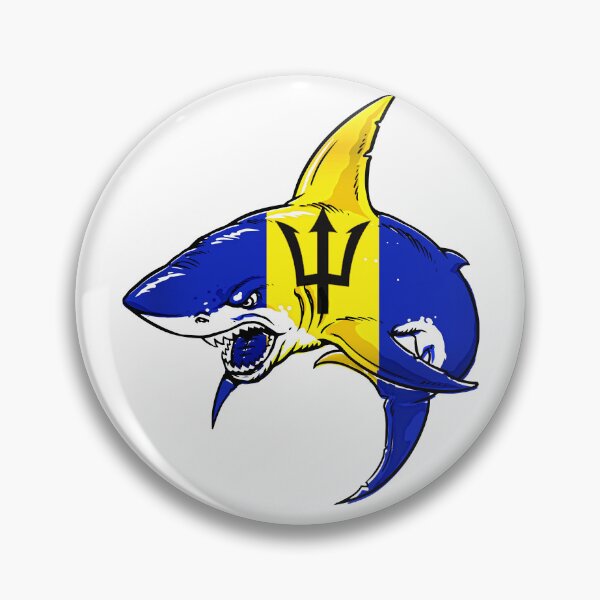 Item preview, Barbados flag - Shark Flag Of Barbados - Gift For Barbadian From Barbados - Barbados Shark Flag designed and sold by Fun-World.