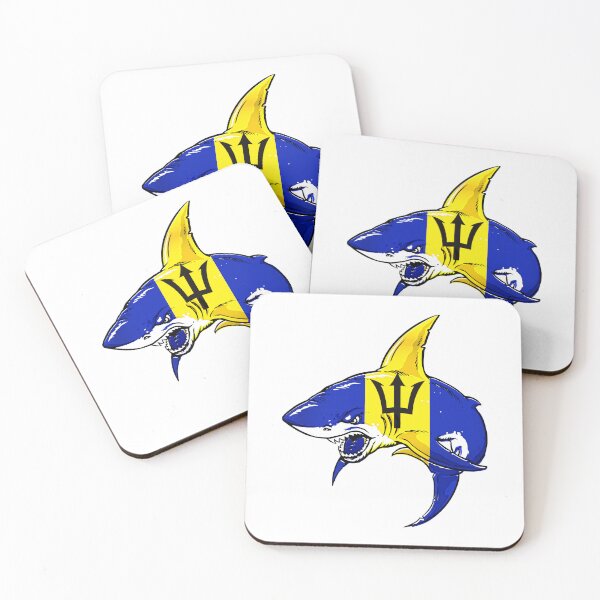 Item preview, Barbados flag - Shark Flag Of Barbados - Gift For Barbadian From Barbados - Barbados Shark Flag designed and sold by Fun-World.
