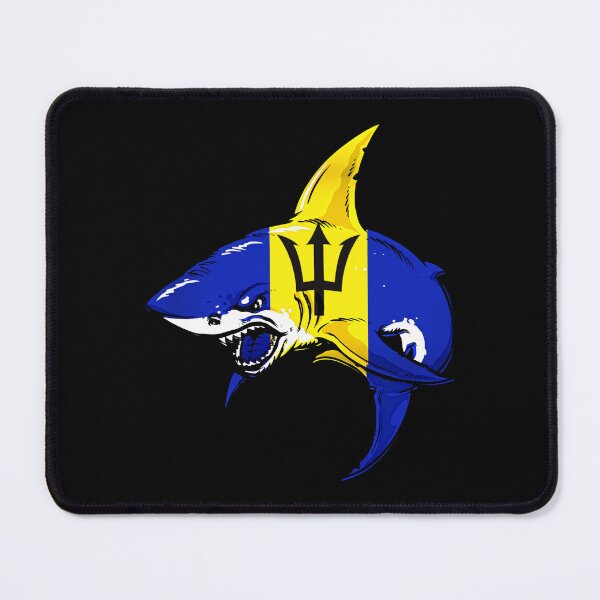 Item preview, Barbados flag - Shark Flag Of Barbados - Gift For Barbadian From Barbados - Barbados Shark Flag designed and sold by Fun-World.