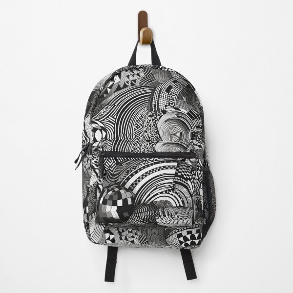 Item preview, A mesmerizing array of black and white shapes - Art moviment designed and sold by Maycon Arts.