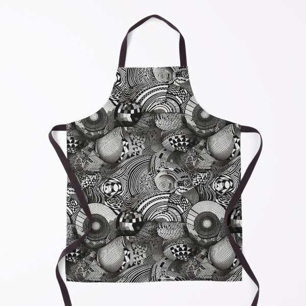 Item preview, A mesmerizing array of black and white shapes - Art moviment designed and sold by Maycon Arts.