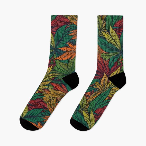Item preview, Trippy Cannabis Leaf: A Psychedelic Pattern Design designed and sold by buruburubur.