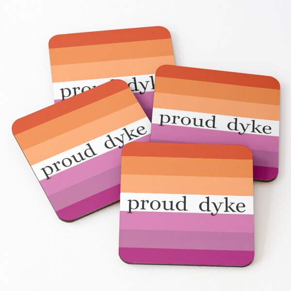 Item preview, Proud Dyke / Lesbian Pride Flag designed and sold by MaddieMade.