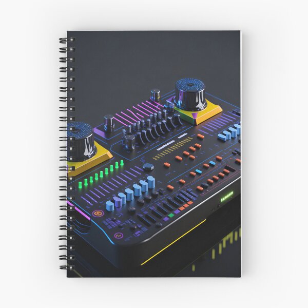 Item preview, Soundscapes of Colour: A DJ Console Radiating Vibrant Technicolor Waves designed and sold by RedArtG09.