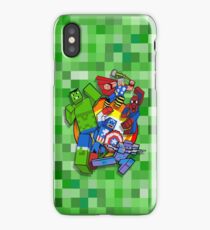 Cute Cube superheroes Group iPhone Case/Skin
