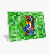Cute Cube superheroes Group Laptop Skin