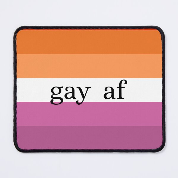 Item preview, Gay AF / Lesbian Pride Flag designed and sold by MaddieMade.