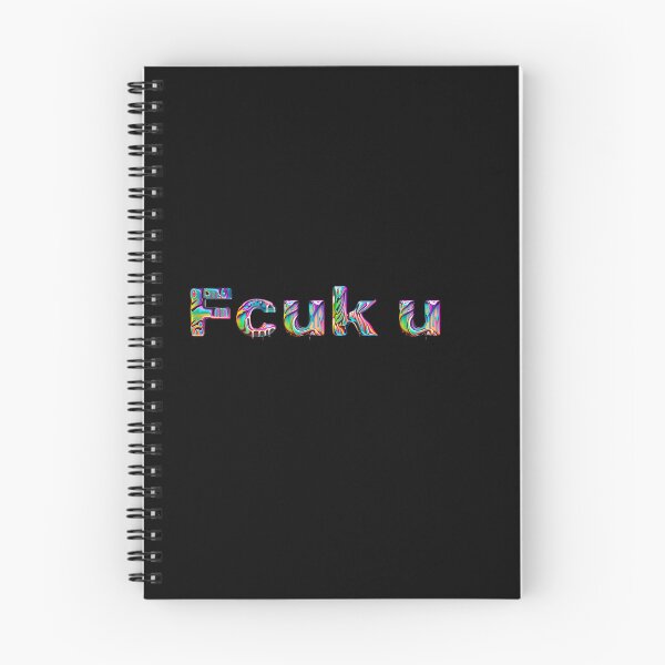 Item preview, Fcuk U colorful text  designed and sold by Beankberry.