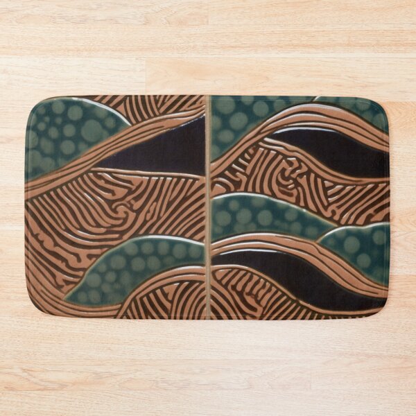 Item preview, African Pattern Art Deco Tile  designed and sold by Nile-Mosaic-Co.