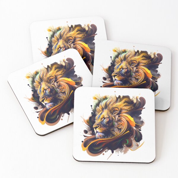 Item preview, Beautiful Abstract African Lion Art designed and sold by PeteRascal.