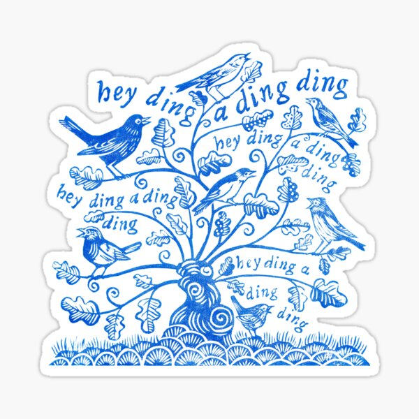 Birds Do Sing Sticker