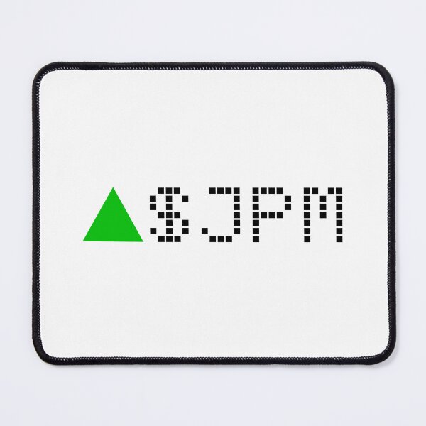 Item preview, JPMorgan Chase & Co - JPM - Stock Ticker Green Black Font designed and sold by frankyou.