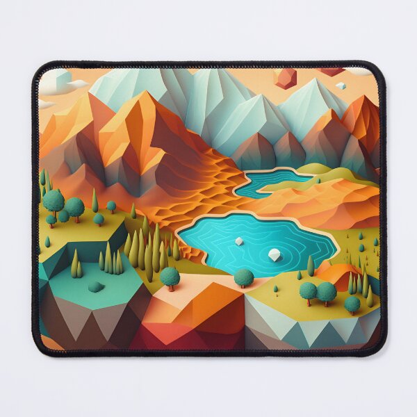 Item preview, Abstract geometric mountains designed and sold by NavyPanda.