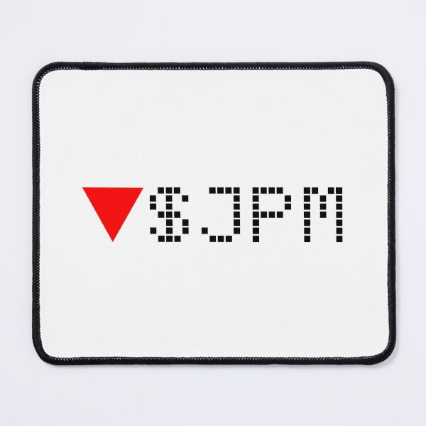 Item preview, JPMorgan Chase & Co - JPM - Stock Ticker Red Black Font designed and sold by frankyou.
