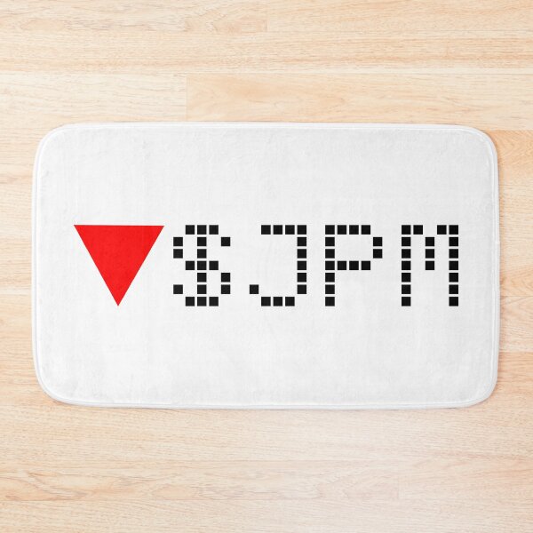 Item preview, JPMorgan Chase & Co - JPM - Stock Ticker Red Black Font designed and sold by frankyou.