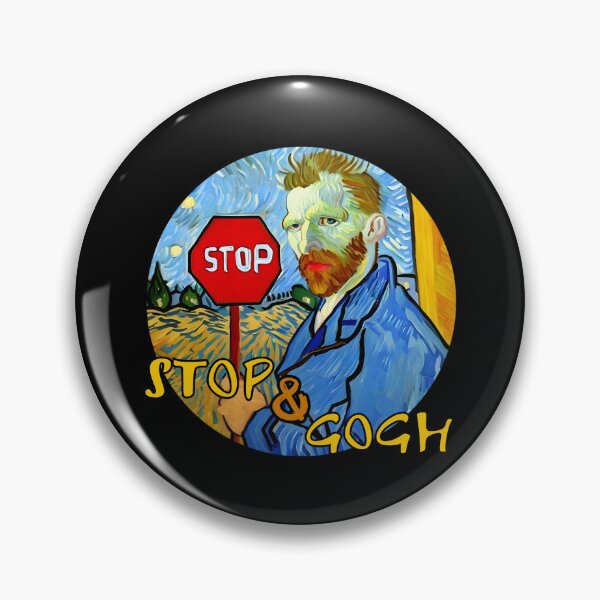 Item preview, Stop and Go Van Gogh Pun designed and sold by jessephotoart.
