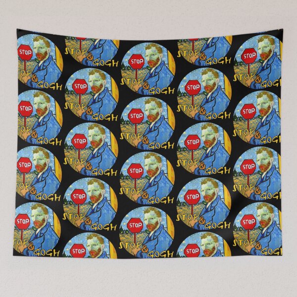 Item preview, Stop and Go Van Gogh Pun designed and sold by jessephotoart.