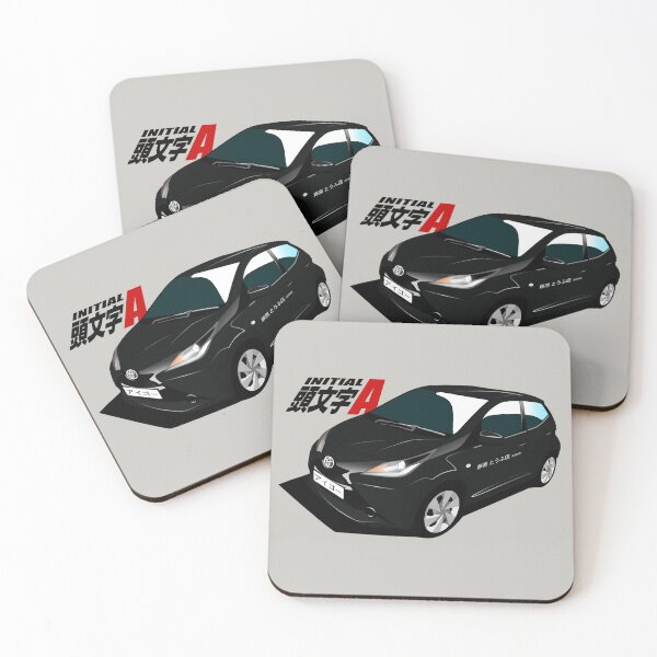 Item preview, Initial A: Aygo-t a New Tofu Delivery System! (Black) designed and sold by Manic2019.